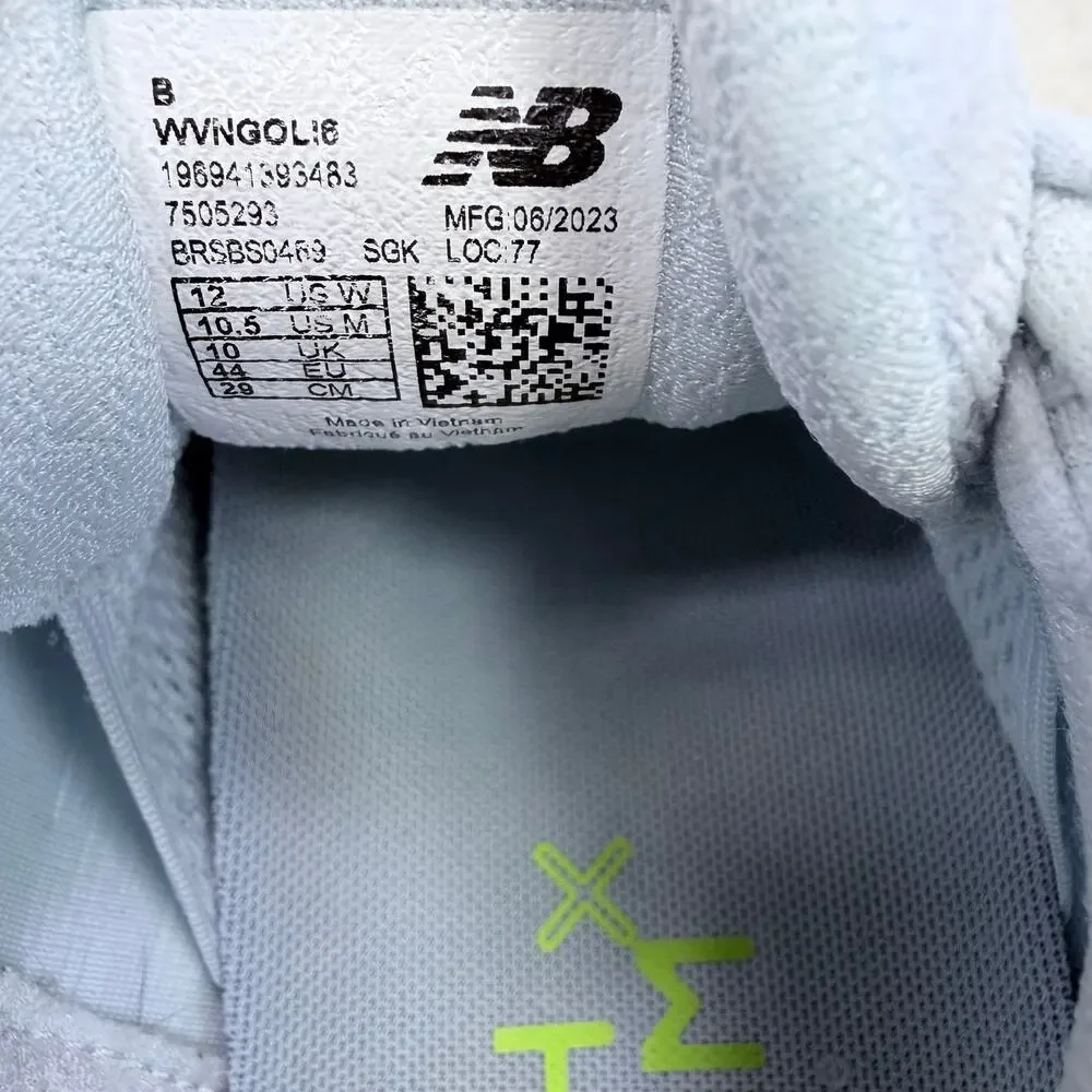 New Balance Fresh Foam X Vongo v6 Womens Running Shoes Ice Blue Thirty Watt 12